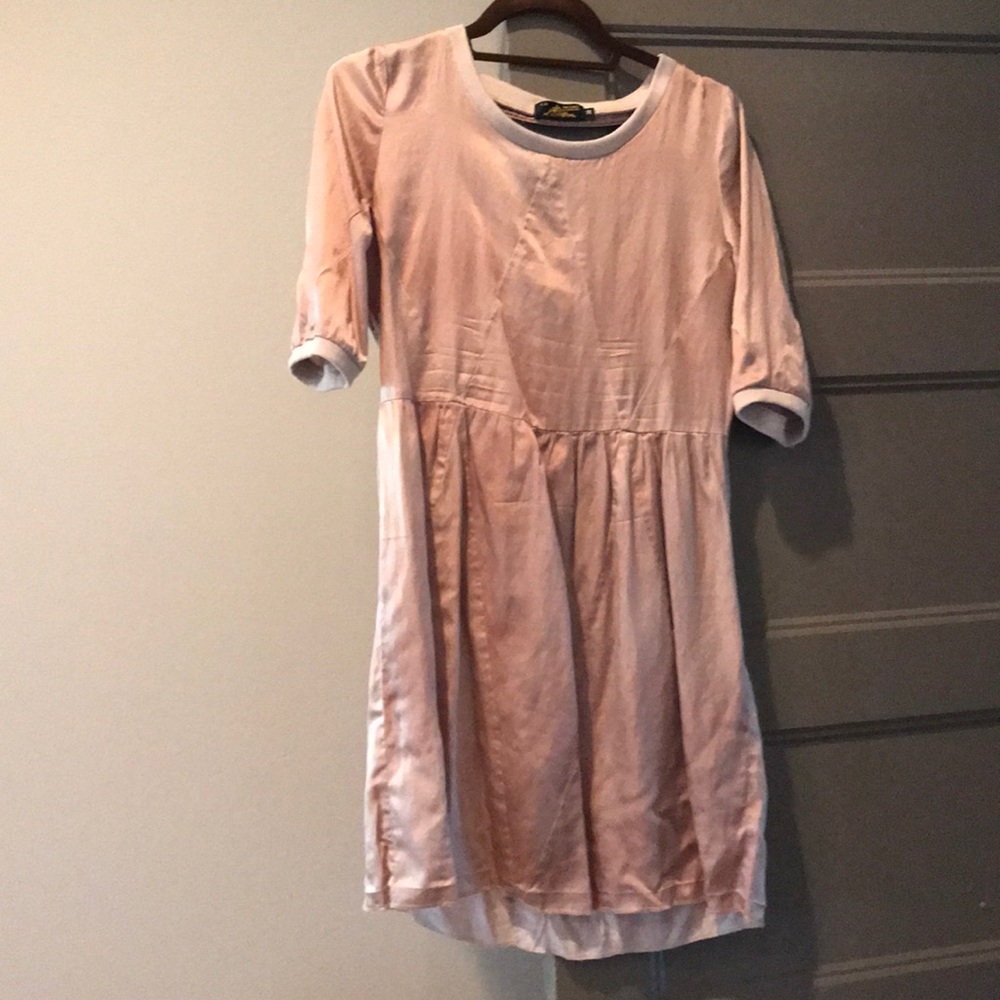 Le mont saint-Michel satin dress